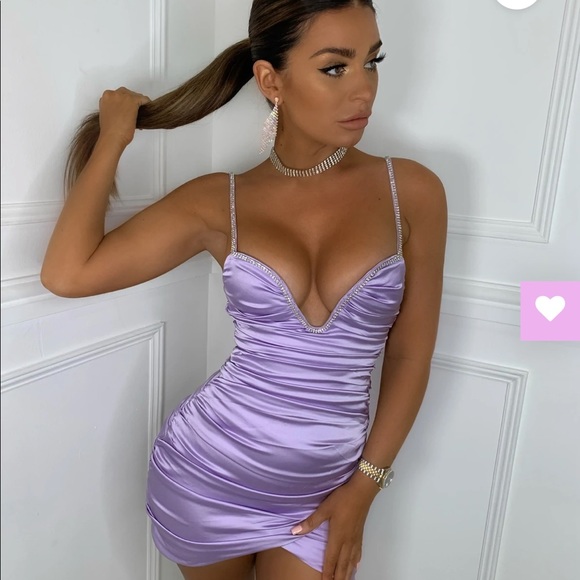 purple dress - Picture 2 of 6